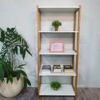 Estante Para Livros 5 Prateleiras MDF - Floresta Carpintaria