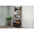 Estante para Sala RT3091 c/ 3 Prateleiras Preto/Rustico - Movelbento