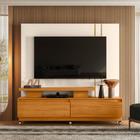 Estante para Tv e Home Theater New Apolo com Rodizio Cinamomo/Off White