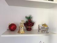 Estante Prateleira Suspensa Decorativo Moderna Enfeite Natal Papai Noel 40x15