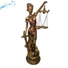 Estatua Decorativa Deusa da Justiça Themis para Escritórios Advocacia Direito