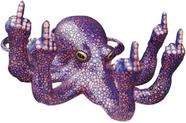 Estátua decorativa OUPADA Luminous Gesture Octopus Resin Purple