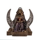 Estátua Deusa da Lua Morgana em Resina - Wicca Decorativa Estatueta