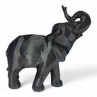 Estatua Elefante Enfeite Decoração Casa Presente Geométrico Presentes Animal Animais