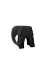 Estátua Enfeite Decorativo Elefante Animal Resina 20cm Preto