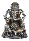 Estatua Ganesha Deus Do Intelecto Sabedoria Decoração Resina