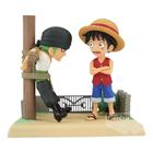 Estátua Monkey D. Luffy and Roronoa Zoro - One Piece - WCF Log Stories - Bandai - Bandai Banpresto