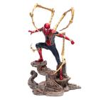 Estatua vingadores homem aranha ferro iron spider action figure 27cm