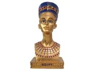 Estatueta CABECA FARAO NEFERTITI de Resina Egito Farao - Decore Casa