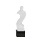 Estatueta Decorativa Sculp Homem Branco - M - Cerâmica Novo Tempo