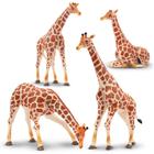 Estatuetas de animais Toy Toymany Giraffe Family 4 unidades para crianças a partir de 3 anos