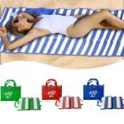 Esteira de praia 90x170cm Impermeável Dobrável Vira uma Bolsa c/ Alça - Aimportz