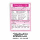 Estética Facial Ficha de Anamnese Bloco Com 100 folhas