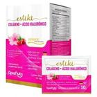 Estiki Colágeno + Ácido Hialurônico Display (20 sachês 10g) - Sabor: Cranberry com Hibisco - Apisnutri