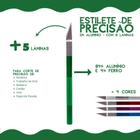 Estilete De Precisão Corte Bisturi-c/6 Lâminas - M04 -nybc