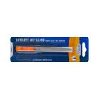 Estilete Retrátil Estreito 09mm Metálico ES0902 BRW 01un