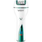 Estilo e Conveniência: Depilador VGR V-728 Bivolt Branco/Verde