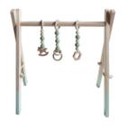 Estilo nórdico Madeira Baby Gym Baby Play Frame Nursery Sensory Ring Pull Toy Wooden Infant Gym Rack Kids Room Decor Academia de Atividades para Bebês