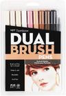 Estojo 10 Marcadores Dual Brush Pincel Ponta Dupla Cores Facias Tombow