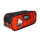 Estojo 2 Divisórias Hello KItty Laços VM 11345 Xeryus