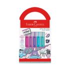 Estojo 5 Canetas Ponta Porosa Fina 0.4mm com Cheirinho Fine Pen Colors Faber-Castell