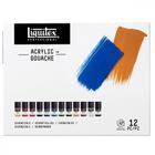 Estojo Acrílica Guache Liquitex C/12 Cores 22ml