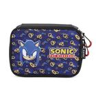 Estojo box azul sonic luxcel