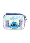 Estojo Box Quadrado Escolar Lilo Stitch Prata Ei41684