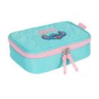 Estojo Box Stitch Disney Classics Turquesa Escolar Luxcel