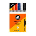 Estojo Caneta Marcador Molotow One4all Twin 6 Cores set 1