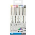 Estojo Caneta Pincel CiS Graf Brush Fine C/6 Cores