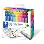 Estojo Caneta Staedtler Triplus Fineliner 0.3Mm 60 Pçs