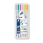 Estojo Caneta Staedtler Triplus Pastel 0.3Mm 6 Cores