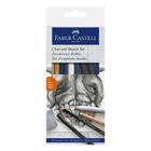 Estojo Carvão Faber Castell Sketch Set Creative Studio 7 Pçs