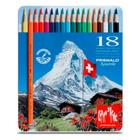 Estojo com Lápis Caran Dache Prismalo Aquarelle Swiss Made 18 Cores - 0999318