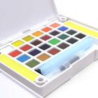 Estojo de Aquarela Koi Water Colors Portátil com Pincel Auto Umedecido - 24 cores