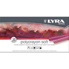 Estojo de Giz Pastel Seco Soft Polycrayon com 12 Cores