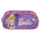 Estojo de Tecido 1 Zíper Barbie Luxcel