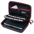 Estojo de transporte Smatree para Nintendo New 3DS XL/2DS XL preto/vermelho