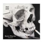 Estojo Desenho Black & White Box Skull Cretacolor 25 Pecas