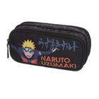 Estojo Duas Divisórias Naruto Ninja Run Preto Pacific 978B14