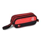 Estojo Duplo Flamengo Escolar Infantil Rubro - Vermelho FLA24624F