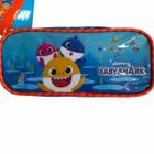 Estojo Duplo Infantil Escolar Baby Shark Xeryus