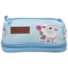 Estojo Duplo Infantil Escolar Box Feminino Menina Romantic Minions Xeryus