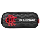 Estojo Escolar Duplo 2 Divisórias Futebol Flamengo Mengão