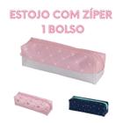 Estojo Escolar Estampado Poliester 1 Ziper Brw