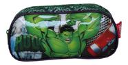 Estojo Escolar Infantil 1 Compartimento Incrível Hulk Marvel