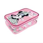 Estojo Escolar Infantil Bau Cristal Disney Minnie Dac