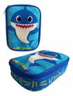 Estojo Escolar Infantil Box Organizador Baby Shark Meninos