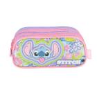 Estojo Escolar Infantil Triplo Stitch Colorido Up4you Luxcel